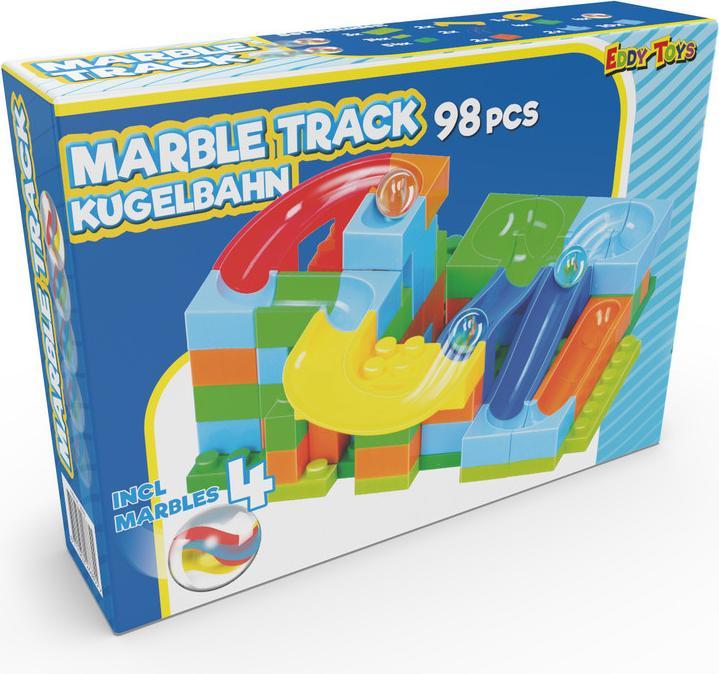 Actual product image Eddy Toys Plastic marble run marble, 98 pcs.