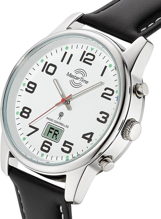 Produktbild Master Time MTGA-10814-12L Funkuhr Herrenuhr 41mm 3ATM (Funkuhr, 41 mm)