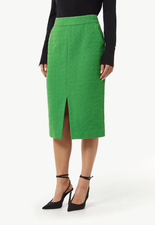 Image du produit Comma Rock Midi-Rock aus Bouclé mit Eingrifftaschen (34)