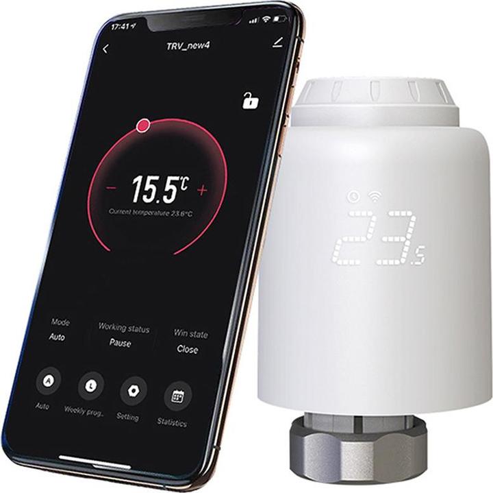 Image du produit Tellur Thermostat intelligent WiFi. Radiator Valve-ChytrÃ½ WiFi termostat. RadiÃ¡torovÃ½ valve RVSH1