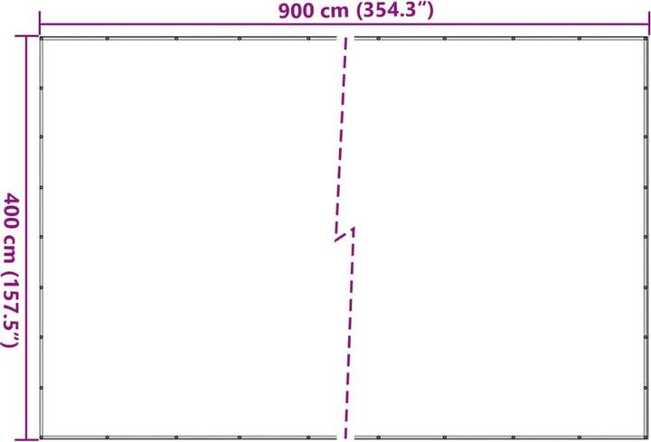 Produktbild Diverse Hardware Containernetz HDPE 4 x 9 m Schwarz