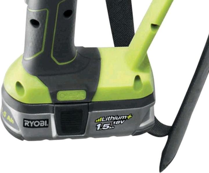 Actual product image Ryobi OPP1820 18 V Battery Tall Button (Battery chain saw)