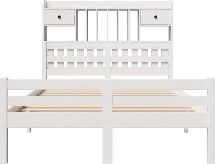 Image du produit vidaXL Bett mit Regal (150 x 200 cm)