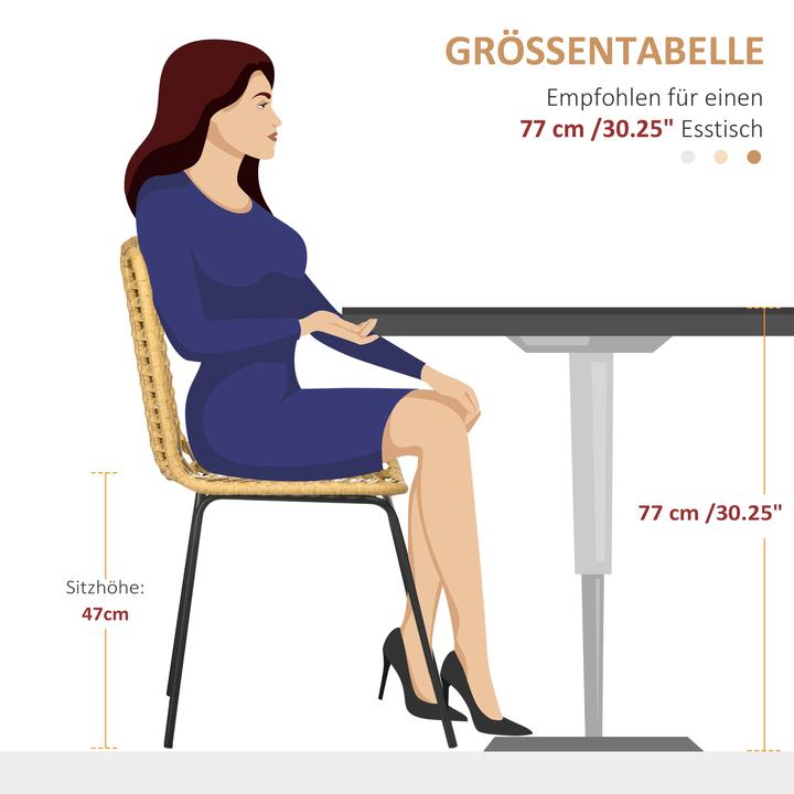 Image du produit Homcom Esszimmerstühle