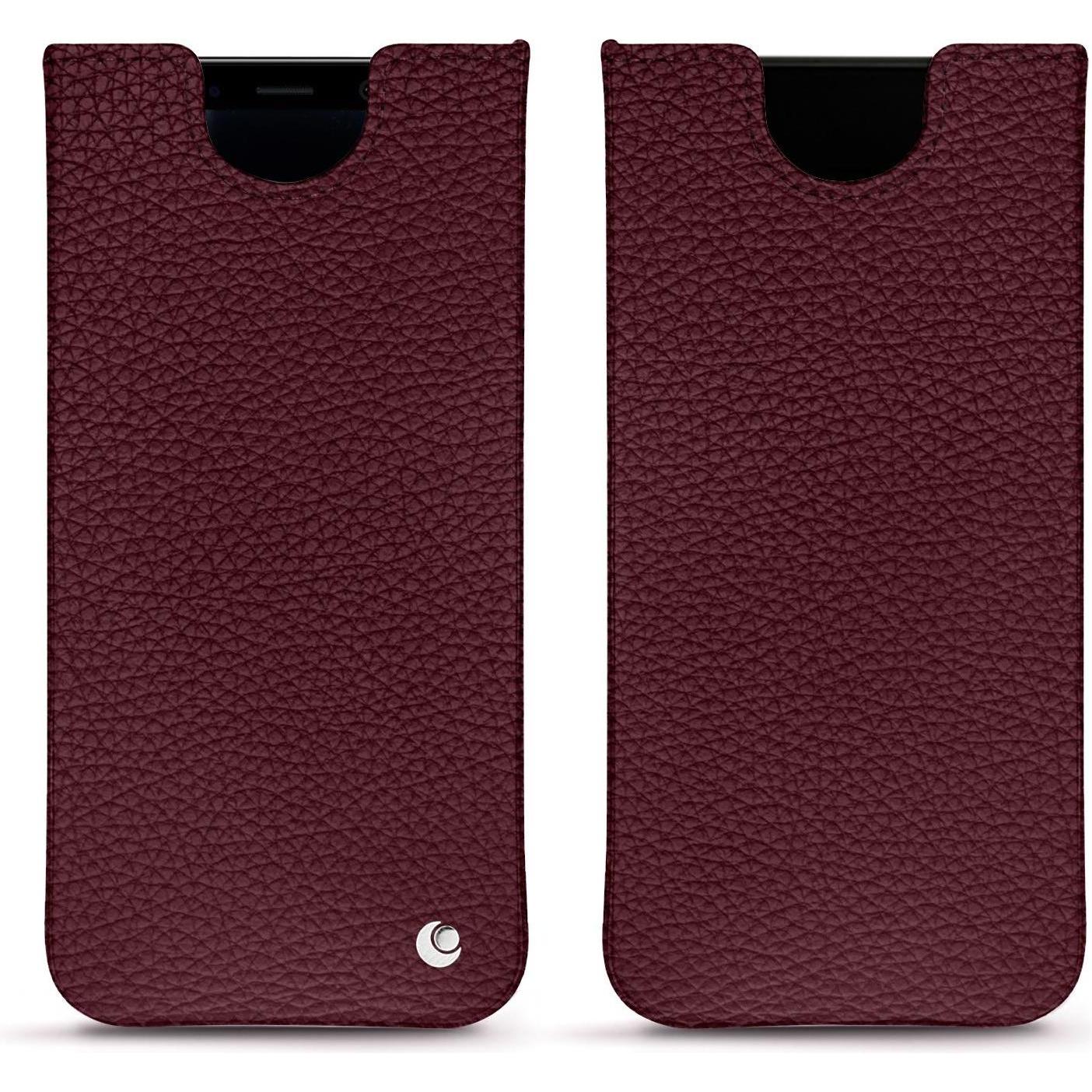 Noreve Lederschutzhülle (Samsung Galaxy S8+), Smartphone Hülle, Violett