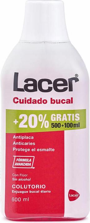 Image du produit Lacer COLUTORIO enjuage bucal diario 600ml (600 ml, Bains de bouche)
