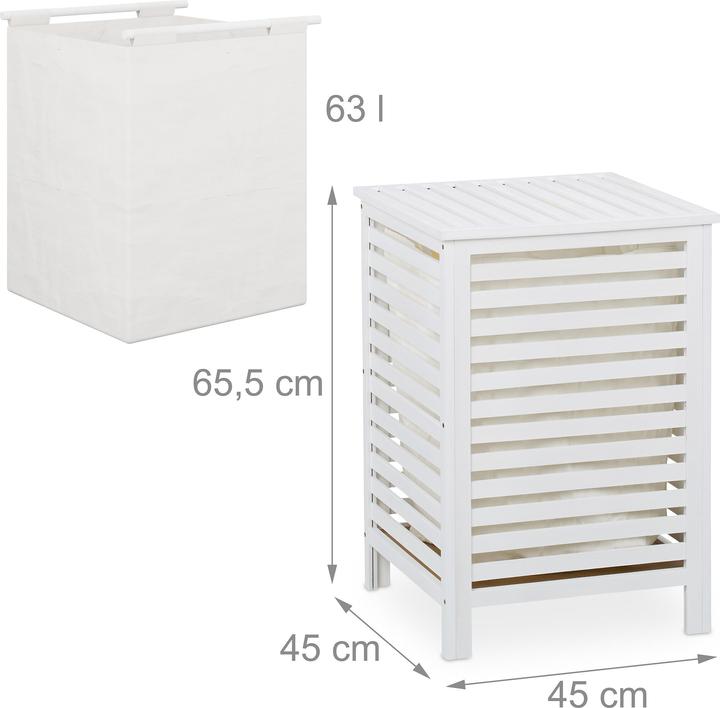 Actual product image Relaxdays Laundry bin (63 l)
