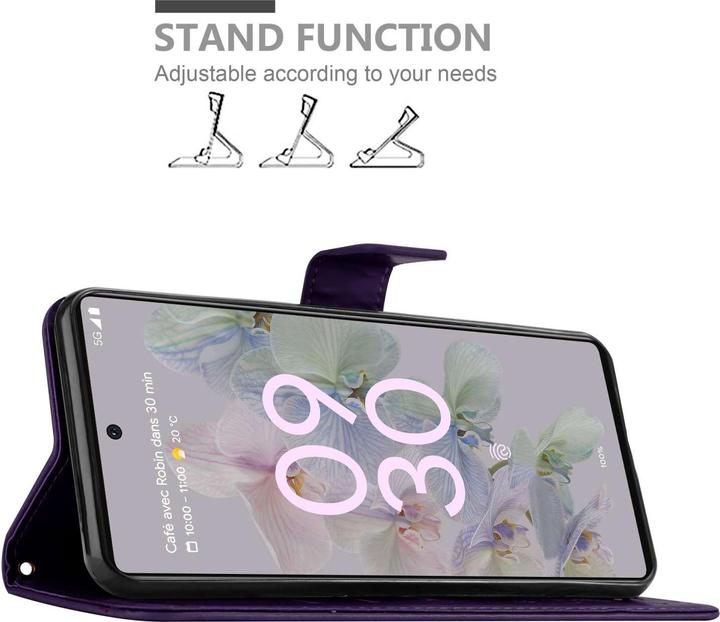 Actual product image Cadorabo Case for Apple iPhone 15 Flower Book (Apple iPhone 15)