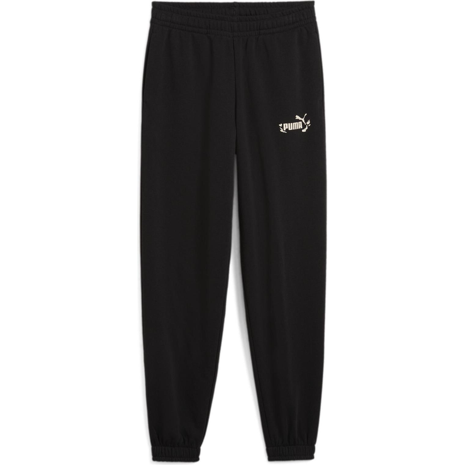Puma, Damen, Sporthose, FLAMING LOVE Sweatpants TR G (164), Schwarz, 164