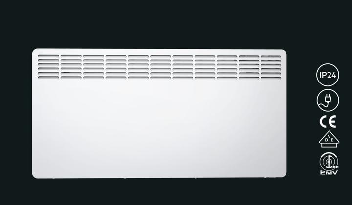 Actual product image AEG Haustechnik WKL 2005, 2000 W wall convector for approx. 20 m², with plug (2000 W)