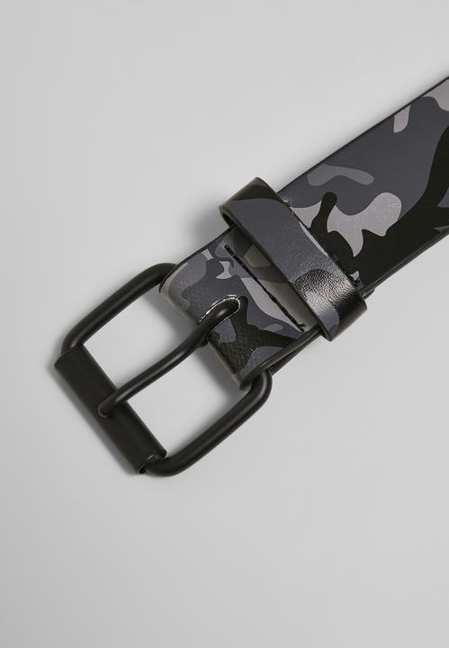 Actual product image Urban Classics Synthetic Leather Camo Belt - 16373 (S, M)