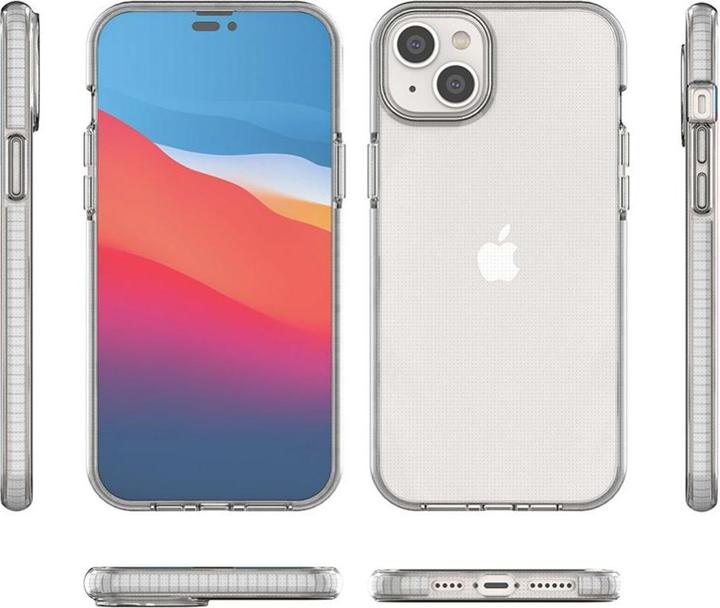 Image du produit Hurtel Spring Case Case pour iPhone 14 Plus étui en silicone avec un cadre noir (Apple iPhone 14 Plus)