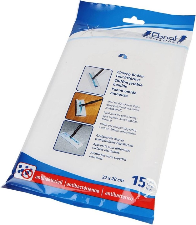 Actual product image Ebnat Floor wet wipes (15 pcs.)