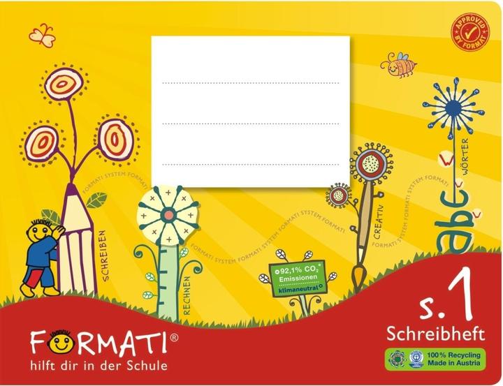 Produktbild Ursus Schulheft S.1 E5 quer, Liniert, Gelb (A5, Liniert)