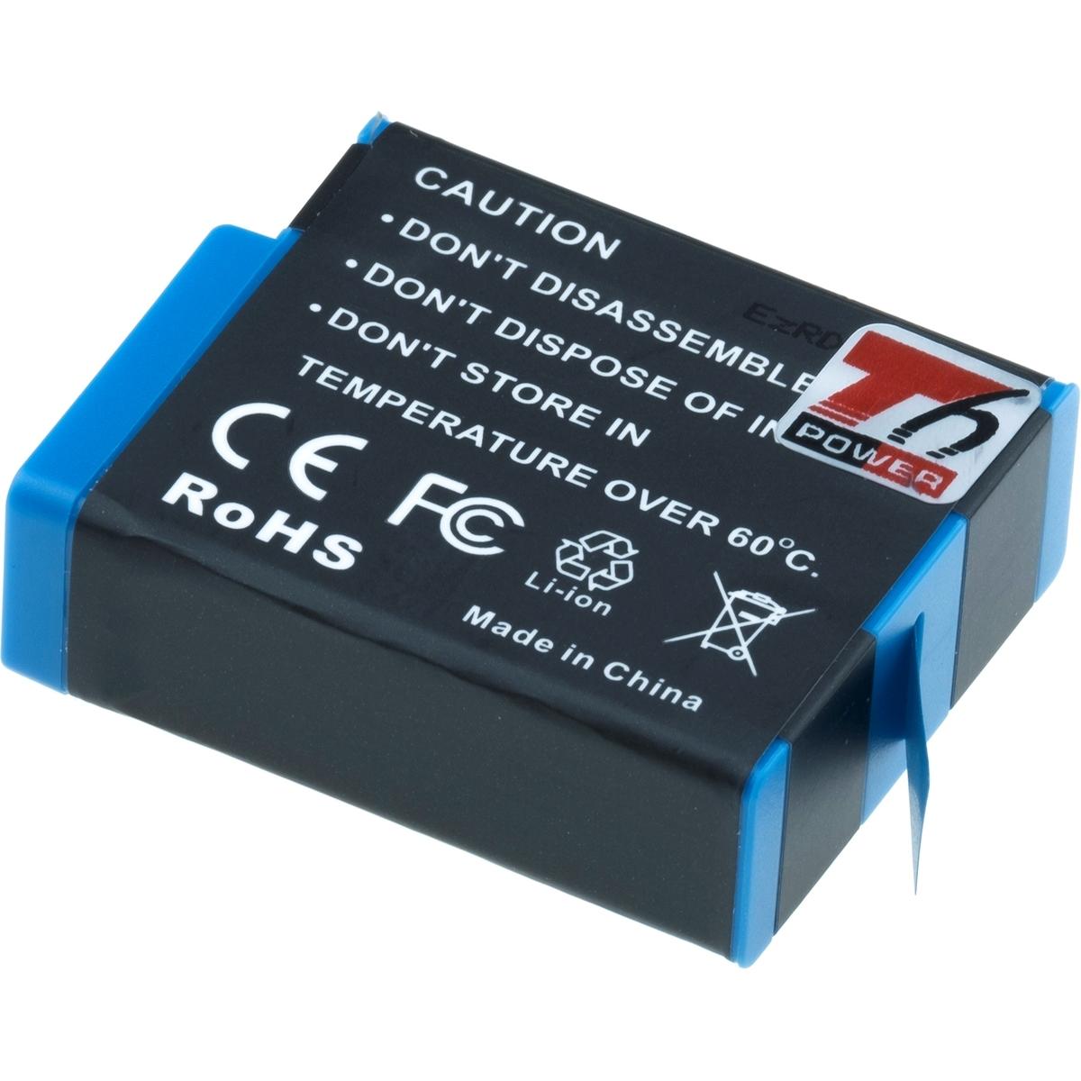 T6 Power Battery for GoPro Hero 9, Hero 10, Hero 11, Hero 12, 1720mAh, 6.6Wh, Accessori action cam, Nero