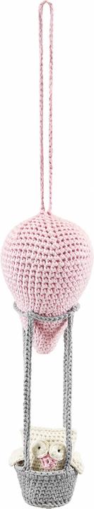 Image du produit Maylily Mobile au crochet Ballon à air chaud Dusty Pink