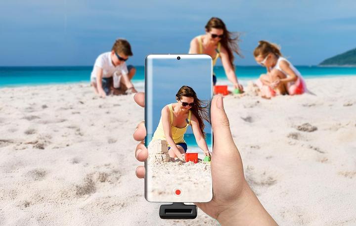 Actual product image Apexel 2 in 1 Wireless Microphone APL-MIC008 Type C