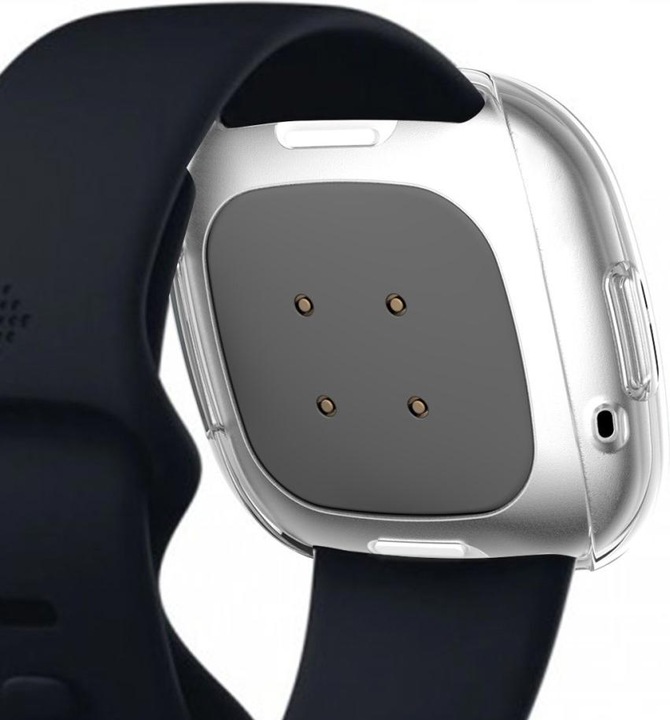 Produktbild Cover-Discount Fitbit Versa 3 / Sense - Gummi Schutz Case transparent