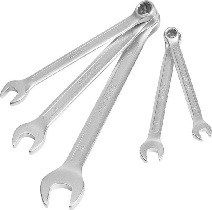 Workpro WP202500 Ring-Maulschlüssel-Satz 5teilig Schlüsselweite (Metrisch) 6 - (10 mm, 12 mm, 15 mm, 6 mm, 8 mm)