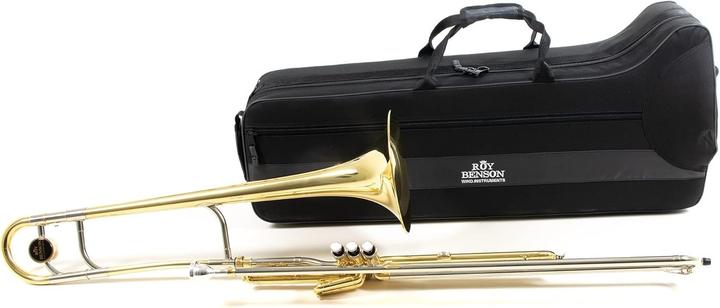 Actual product image Roy Benson Bb Valve Trombone with Premium Bell and Nickel Silver Slide for Professional Musicians (Trumpets, Straight)