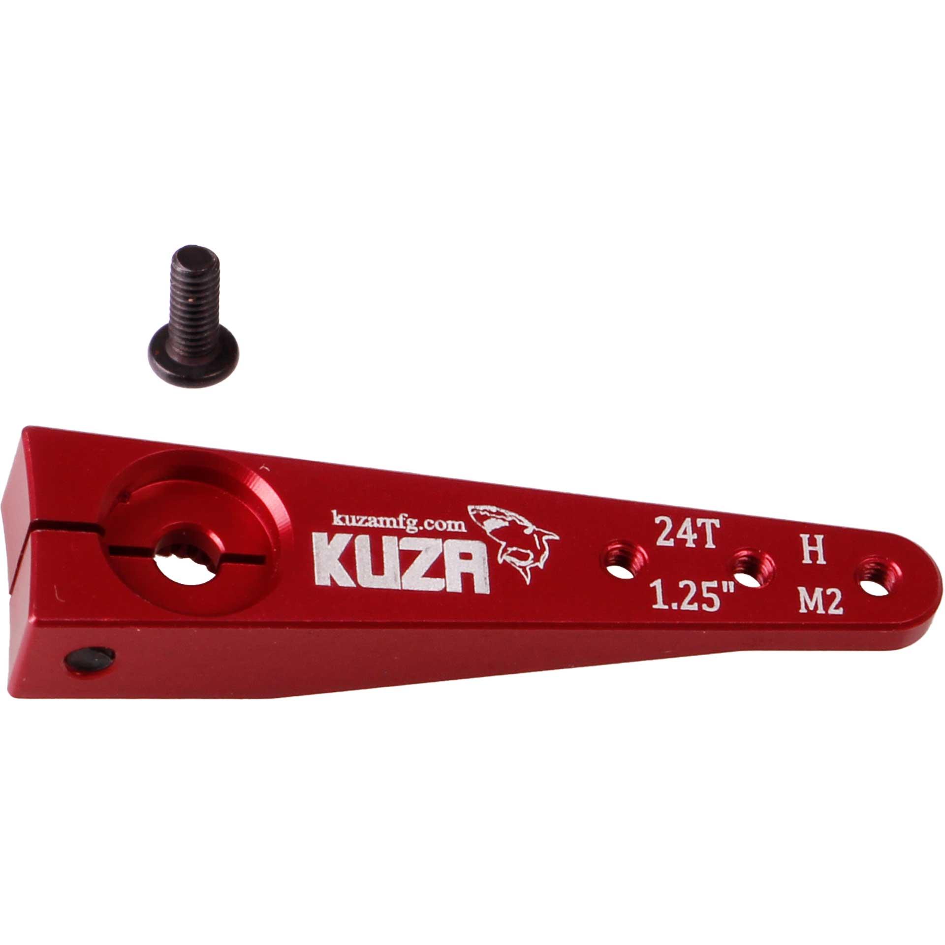 Kuza Servohebel 1-Arm Hitec 24T 32/26/20mm 1.25" M2 Heavy Duty V2 Aluminium