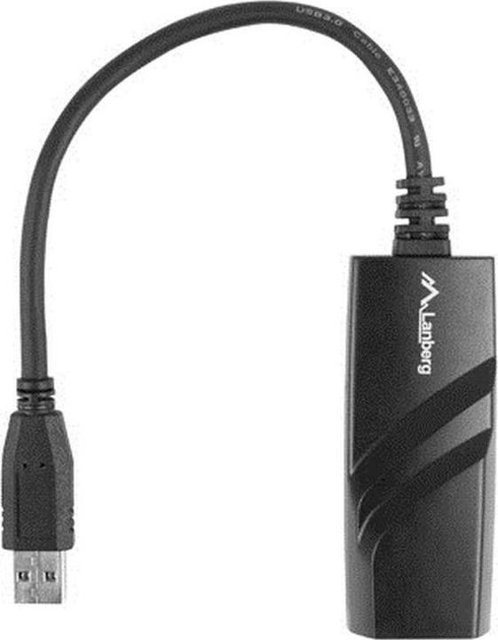Produktbild Lanberg NC-1000-01 Kabelschnittstellen-/Gender-Adapter USB-A RJ-45 Schwarz (USB, RJ45 (1x))