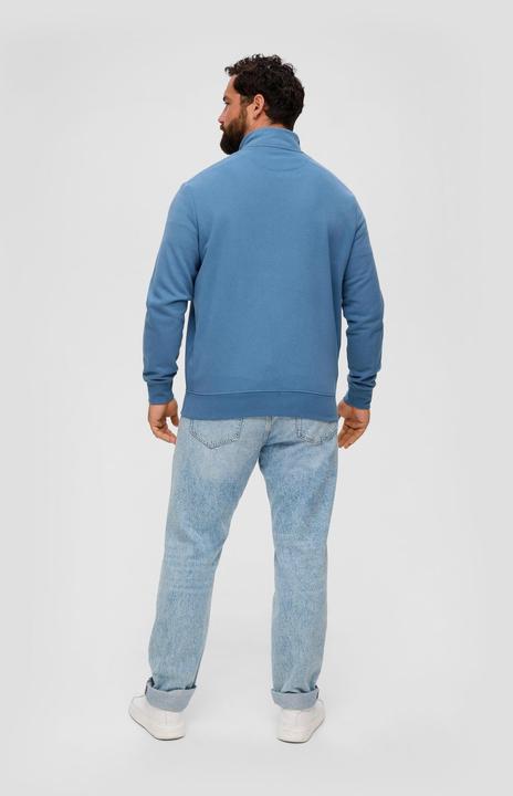 Produktbild s.Oliver Sweatshirt Jacke Sweatshirt Jacke mit Stehkragen (3XL)