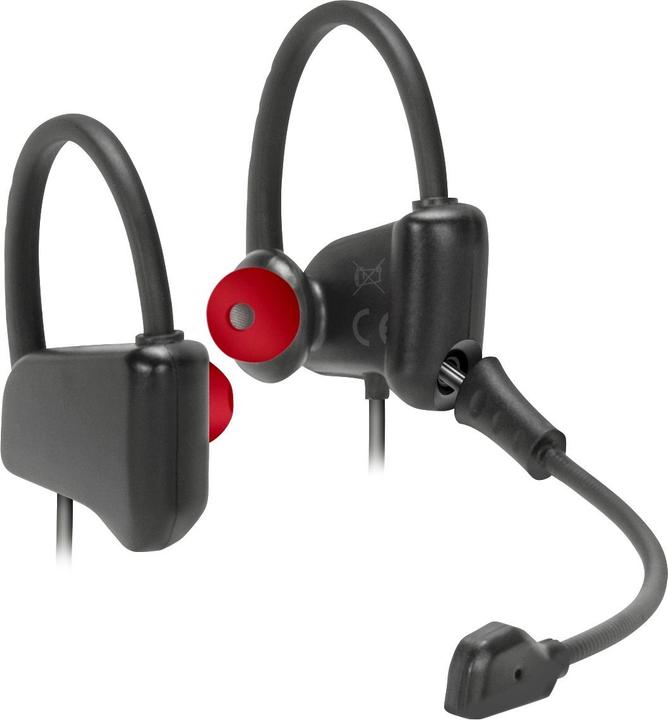 Produktbild Speedlink JUZAR Headset Ear-hook, In-ear connector Black, Red (Kabelgebunden)