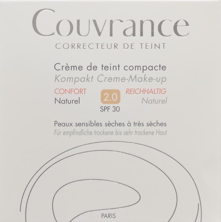 Actual product image Avène Couvrance Compact Make-up Naturel 02 (Naturel 02)
