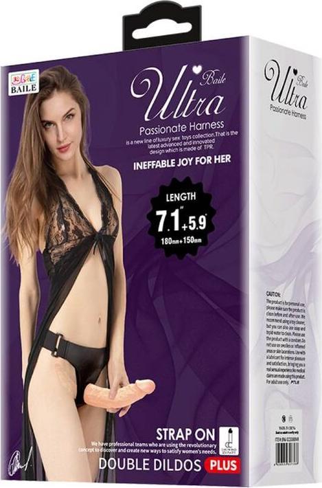 Produktbild Baile Ultra Passionate Harness Double Dildos With Harness