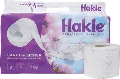 Actual product image Hakle Toilet paper SANFT & SICHER 4-ply 8 rolls (8 pcs.)