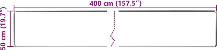 Produktbild vidaXL Läufer Teppich (400 x 50 cm)