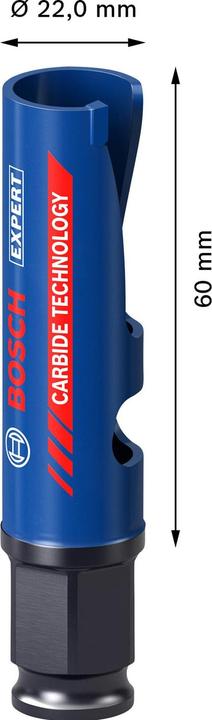 Image du produit Bosch Professional Zubehör Scie cloche Expert Construction Material, 22 x 60 mm (22 mm)