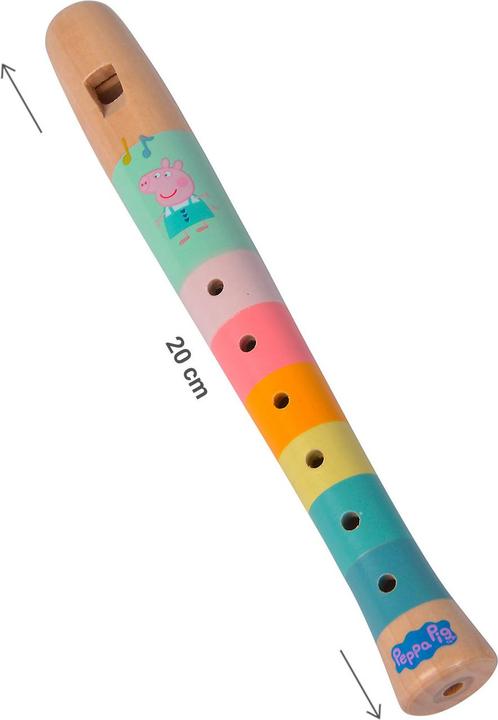 Produktbild Eichhorn Peppa Pig Holzflöte 20cm (Deutsch)
