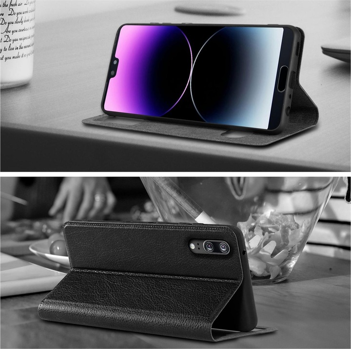Actual product image Cadorabo Case Book View Doppelfenster (Cubot P20)