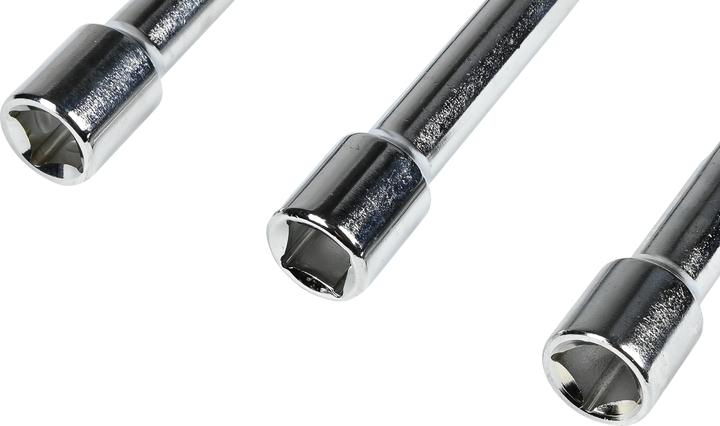 Actual product image Benson Socket wrench extension 3 pieces 1/2" x 3" 6" 9" (1/2")