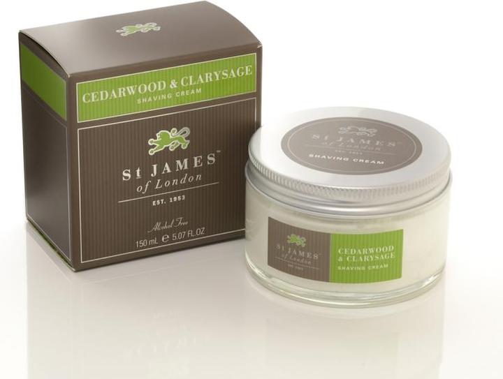 Produktbild St. James of London Rasiercreme Cedarwood & Clarysage (150 ml, Rasiercreme)