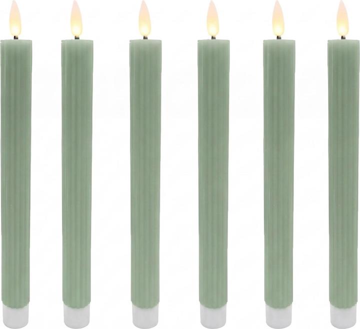 Relaxdays 6x LED-Stabkerzen (6x)