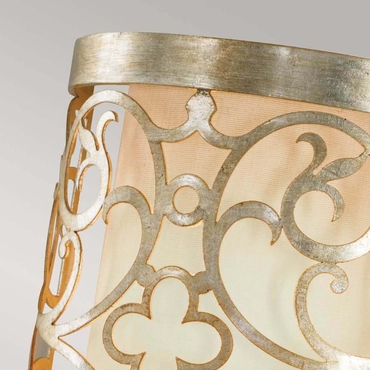 Image du produit Elstead Lighting Arabesque Applique E14 feuille d'argent patiné (E14)