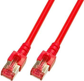Produktbild EFB Elektronik ECOLAN Patchkabel 2x RJ45 PiMFCat.6, 2,0 Meter Rot (S/FTP, CAT6, 2 m)