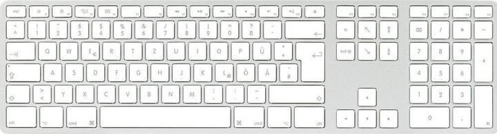 Actual product image Matias Wireless USB-C Keyboard Mac german silver (FK416DCS-DE) (DE, Wireless)
