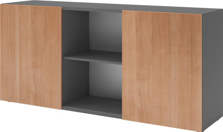 Graphit, Nussbaum, Silber