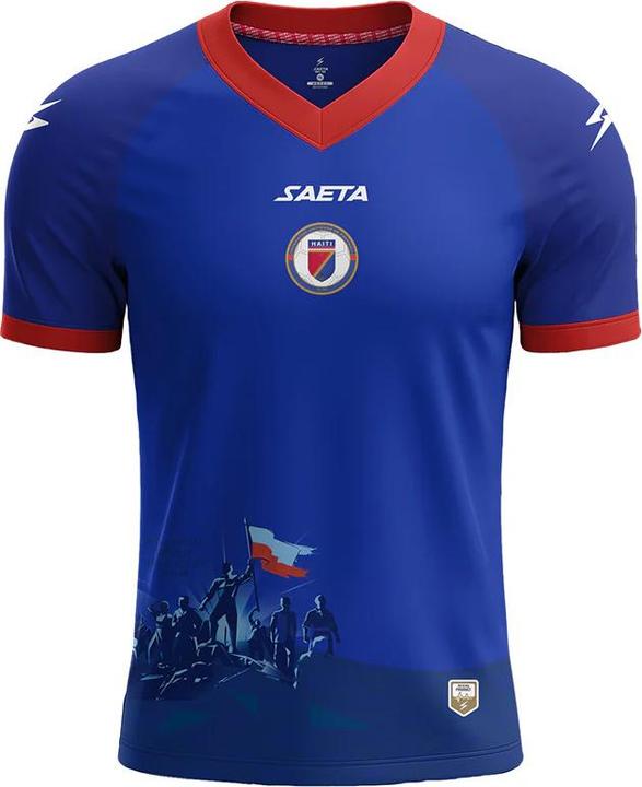 Produktbild Saeta Heimtrikot Kind Haiti Coupe du Monde 2026 (116, 128, 140, 152, 164, 176)