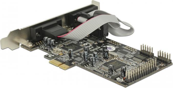 Produktbild Delock PCI Express Karte 4 x Seriell, 1x Parallel