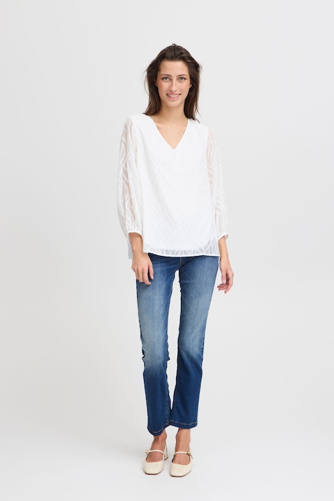 Actual product image B.young BYFRIKKE VNECK BLOUSE 20816245 (40)