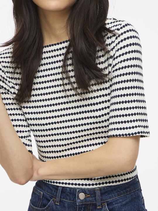 Immagine prodotto Vila VILOPES U-Boot-Ausschnitt Oberteil mit kurzen Ärmeln (L)