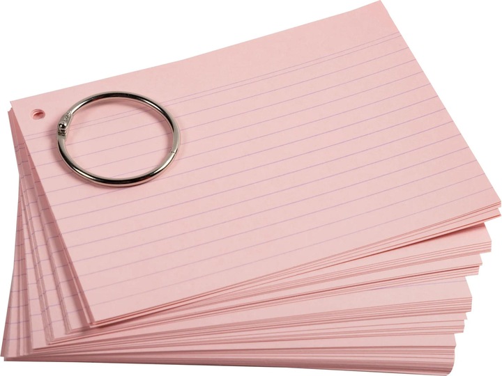 Actual product image Exacompta Flashcards (A6, 205 g/m², 50 x)