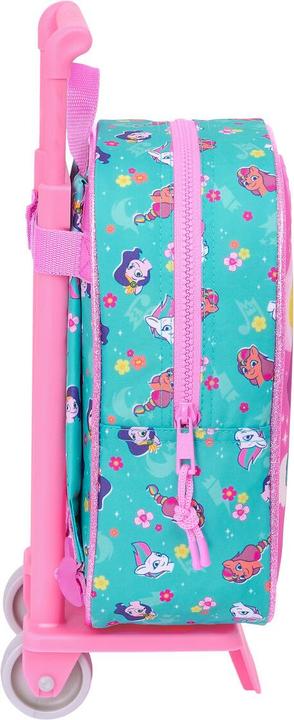 Actual product image My Little Pony School rucksack with wheels Magic Pink turquoise 22 x 27 x 10 cm