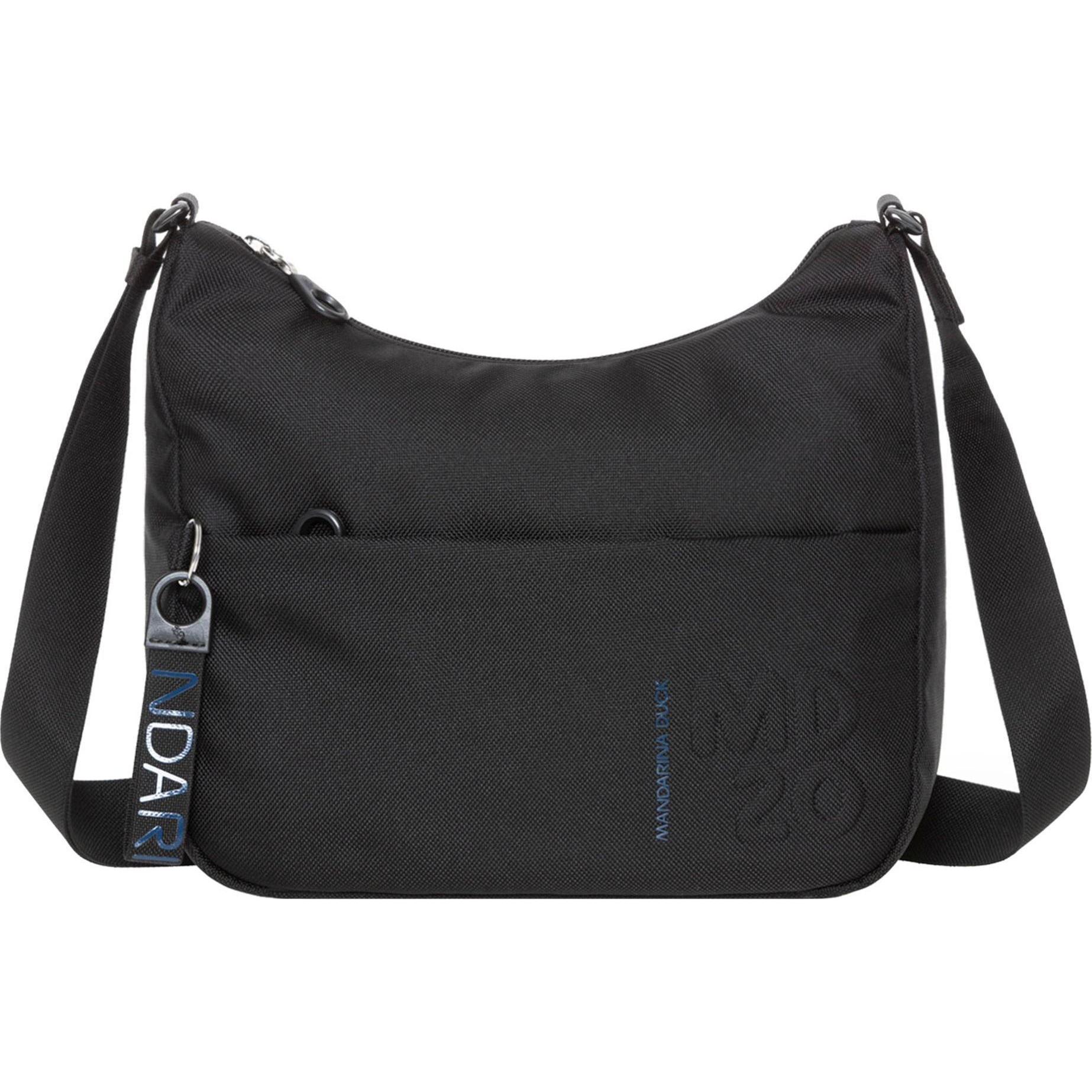 Mandarina Duck, Handtasche, Umhängetasche MD20 Medium Hobo QMT37, Schwarz