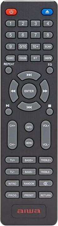 Productafbeelding Aiwa MSBTU-700 mikrojärjestelmä, hopea (Bluetooth)